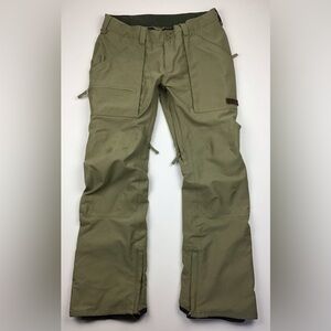 Burton snowboard pants men’s large beige living lining